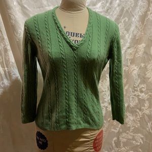 Cableknit Cashmere Sweater